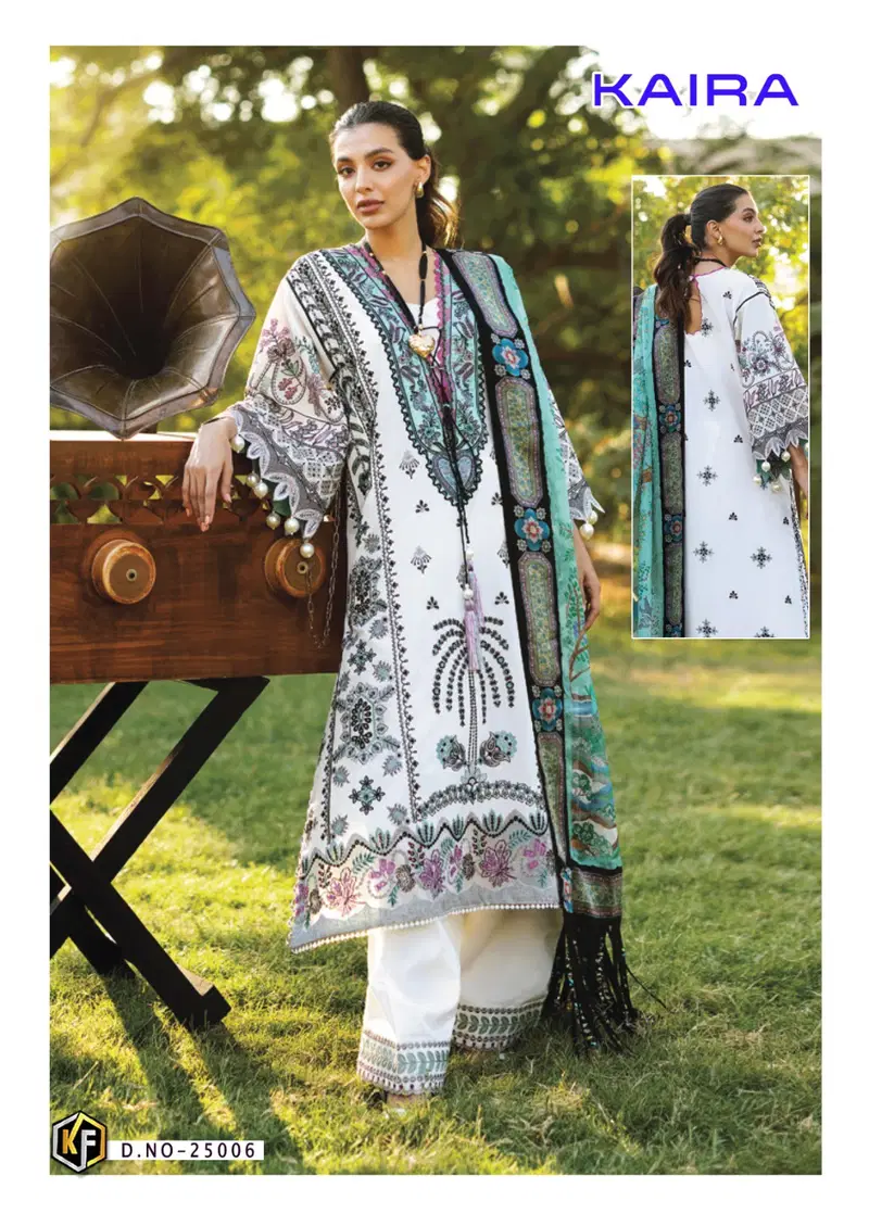 Kaira Vol 25 By Keval Lawn Karachi Cotton Dress Material Suppliers In India